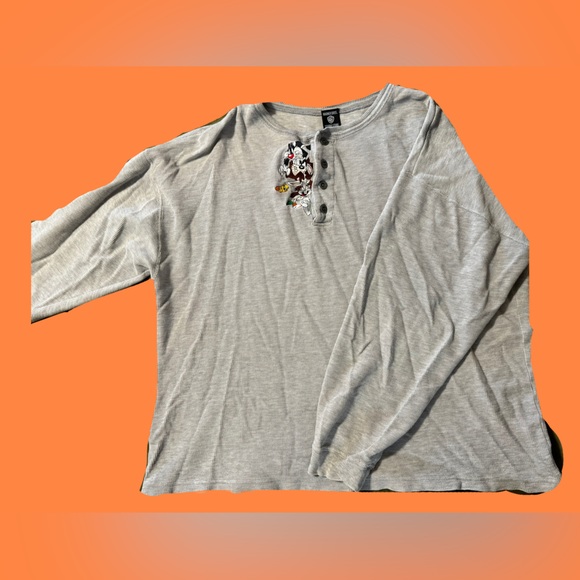 Vintage Loony Toons Waffle Long Sleeve 📺 - Picture 1 of 5